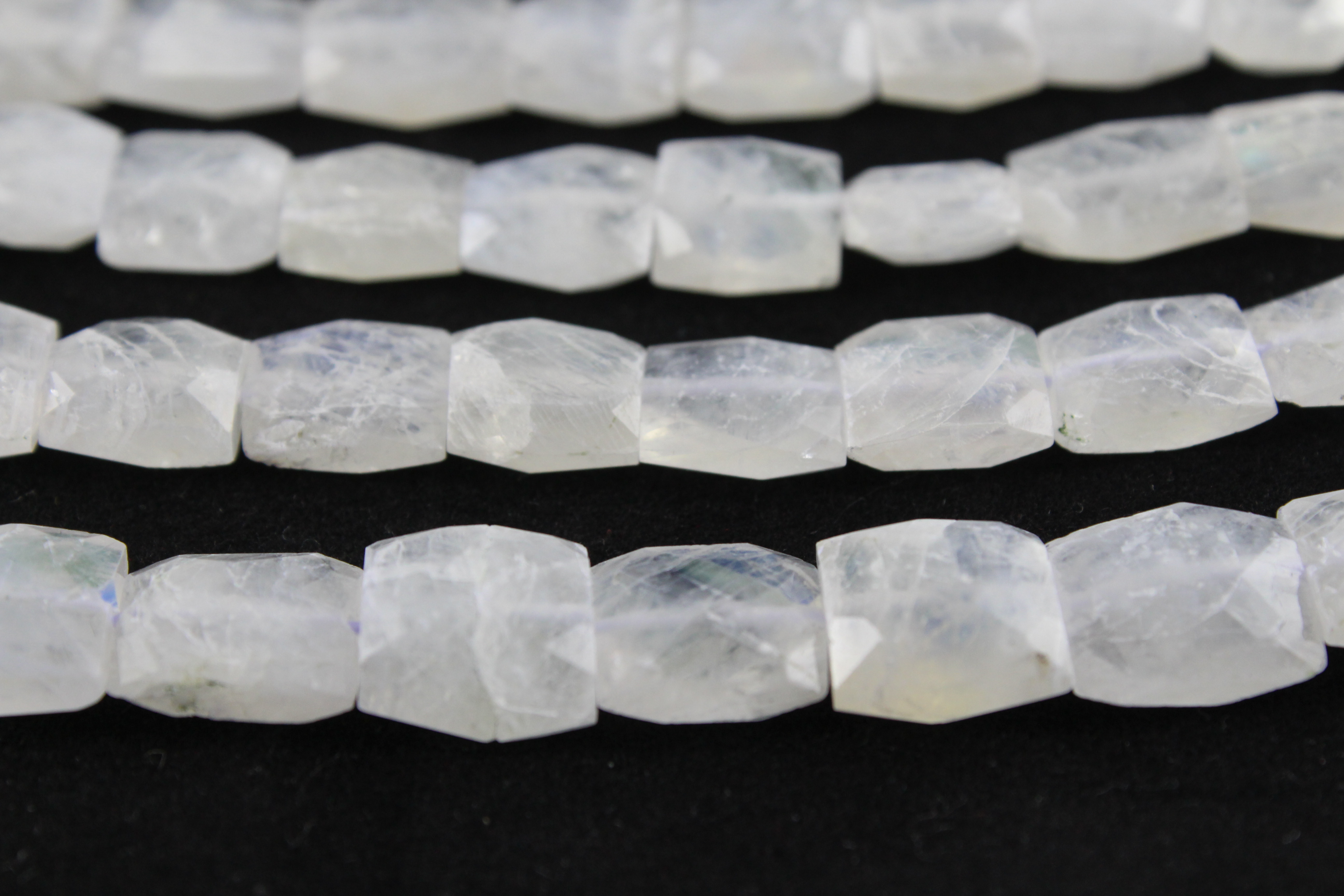 Rainbow Moonstone Chicklet Beads