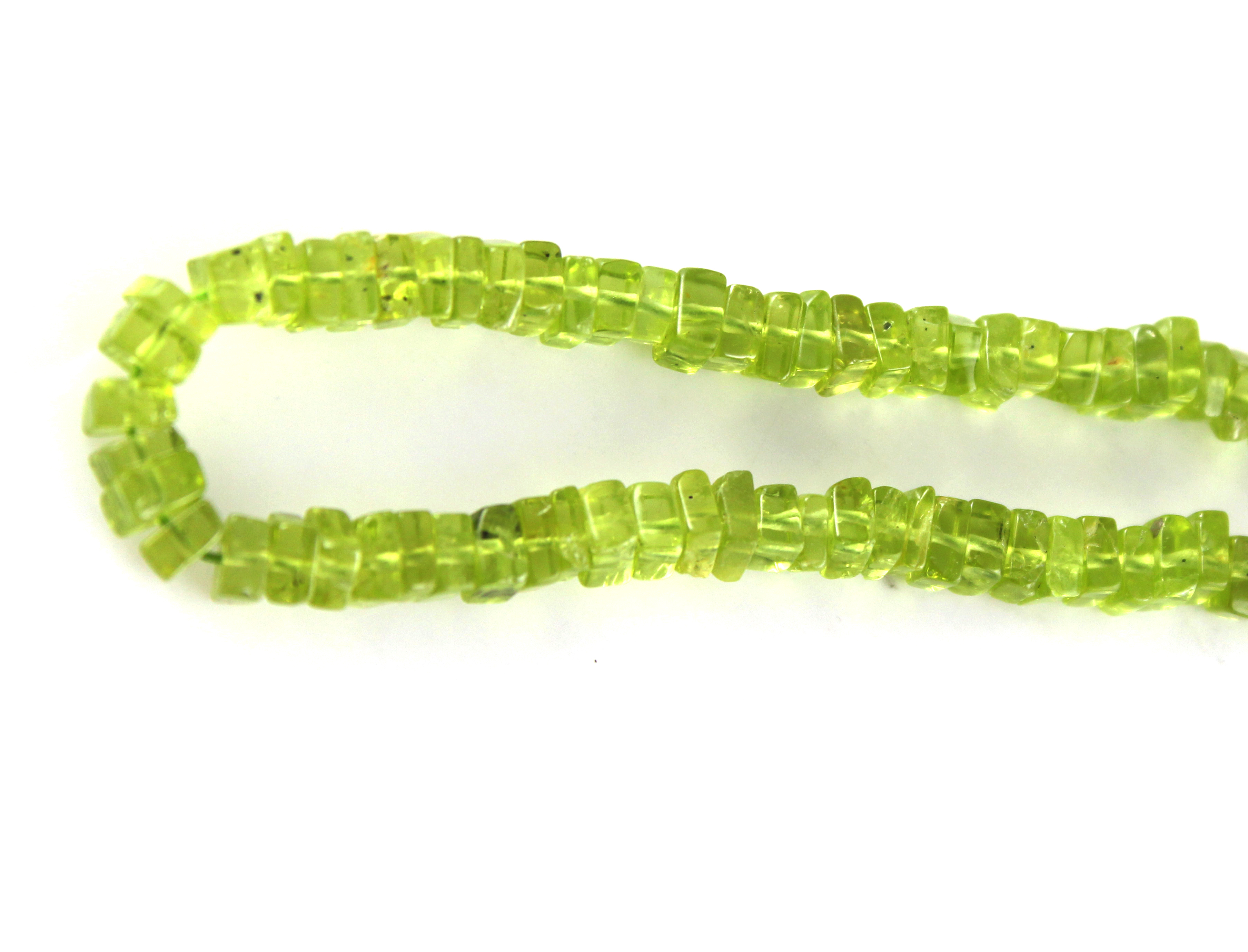 Peridot Square Beads