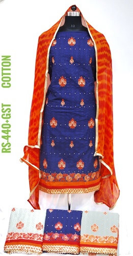Indian Ladies Cotton Fabric Suit