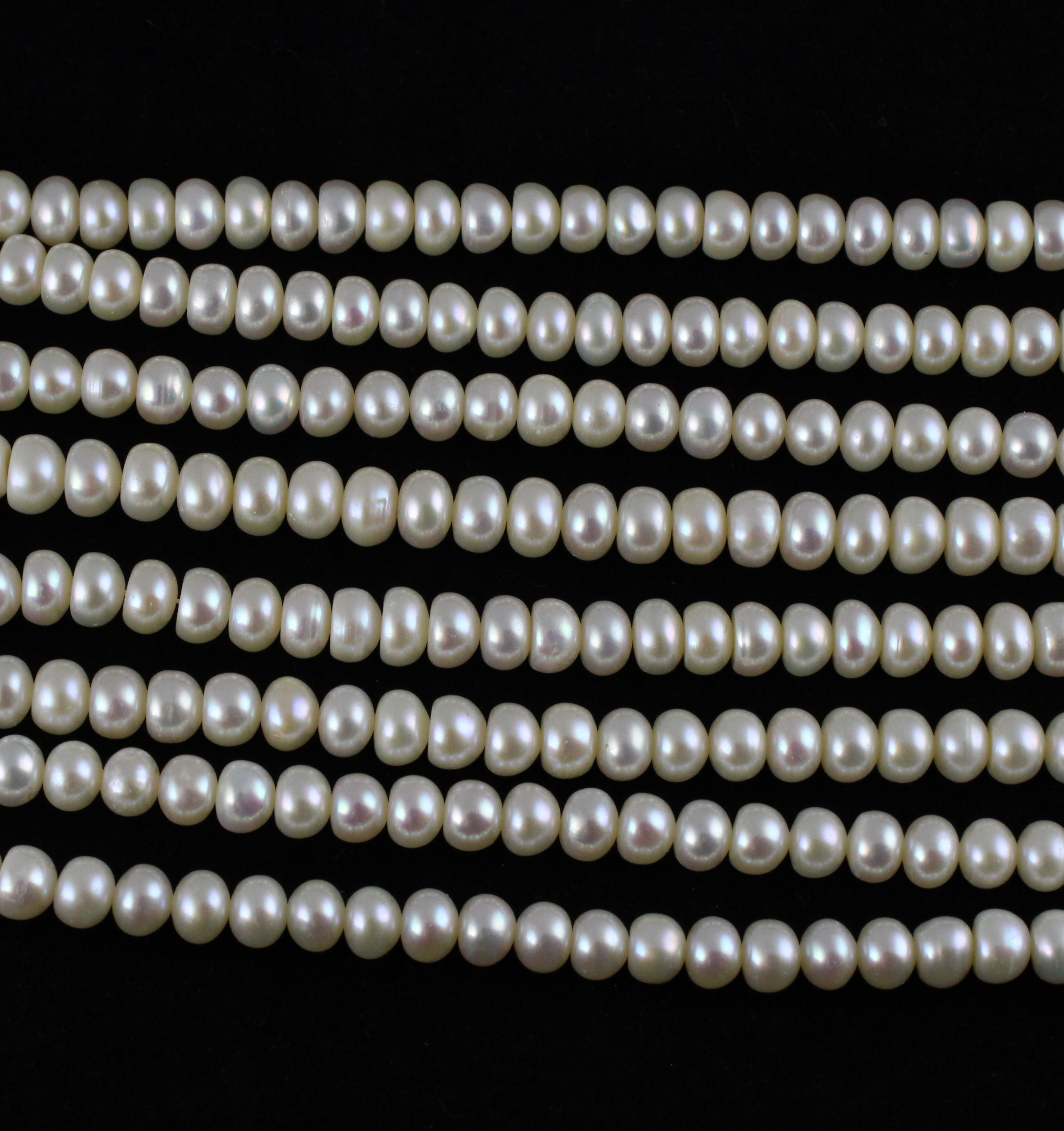 Pearl Big Button Beads