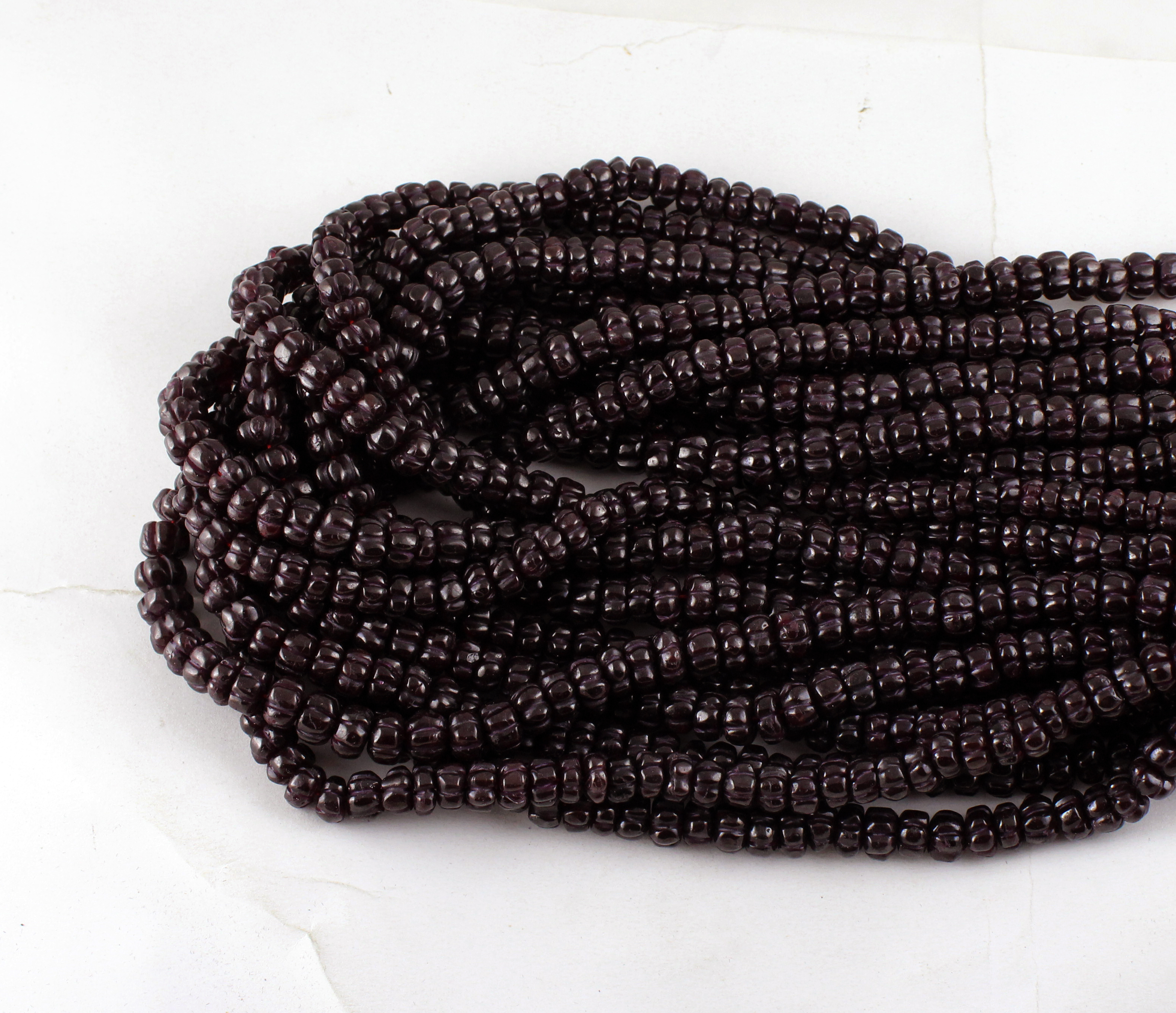 Garnet Carving Beads