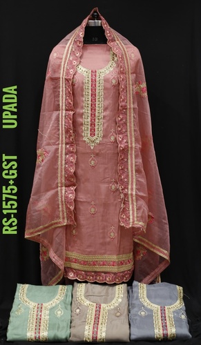 Indian Upada Fabric Suit