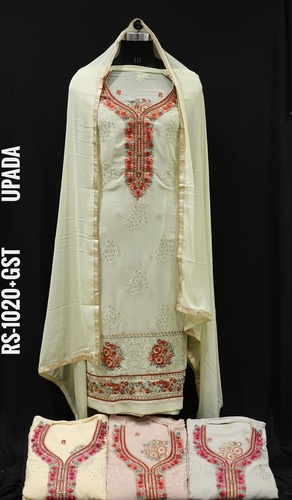 Indian Upada Fabric Suit