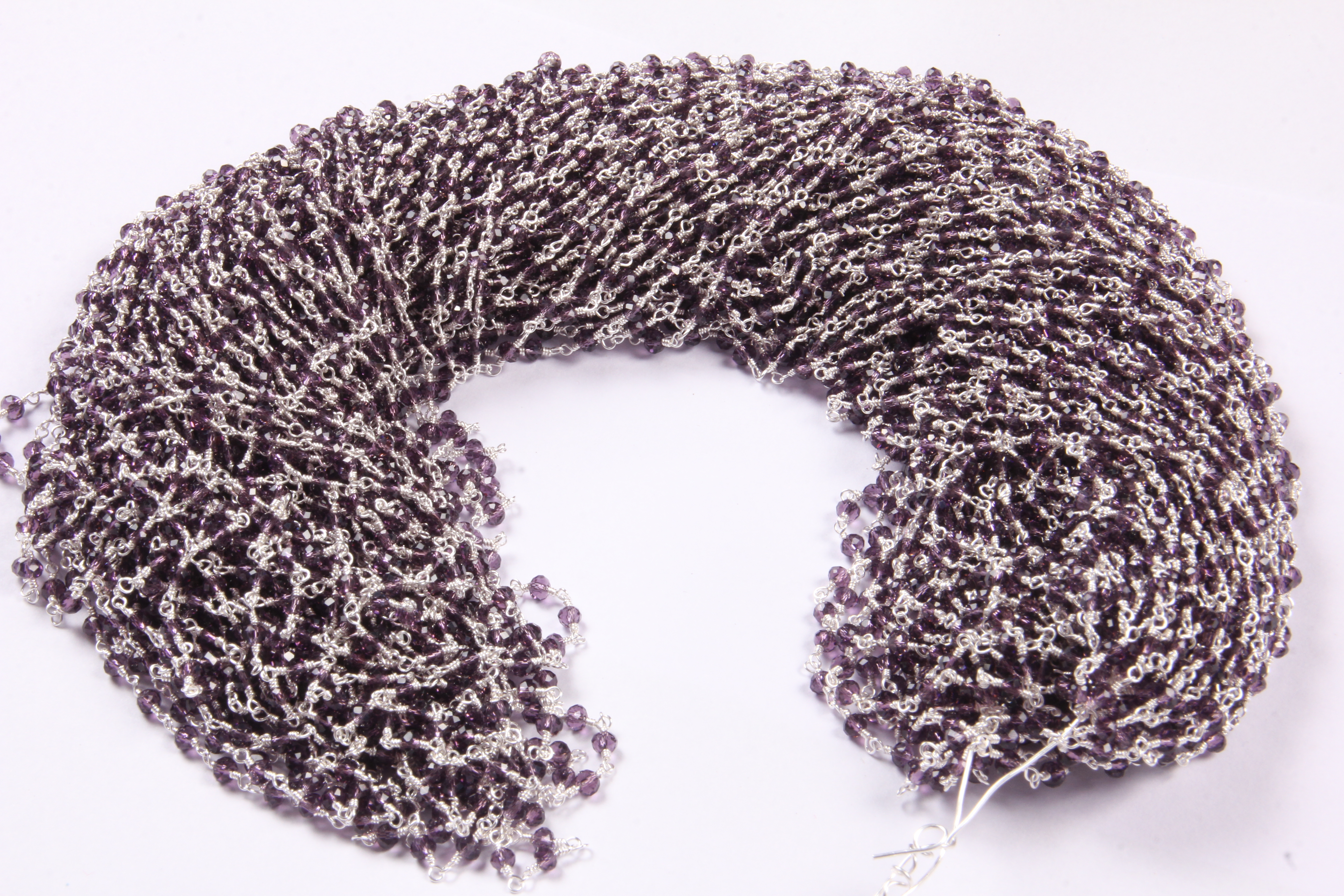 Amethyst Chain Connectors