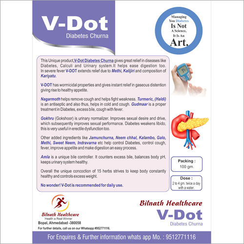 Diabetes Ayurvedic Churna Age Group: Suitable For All Ages