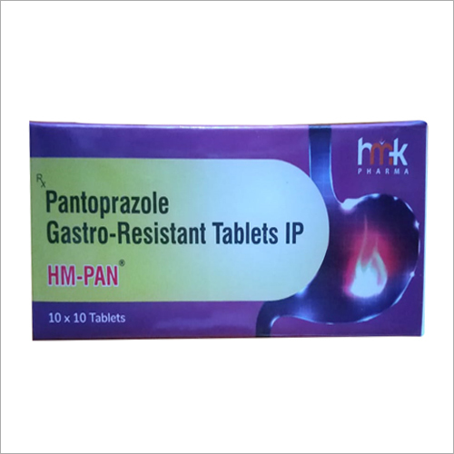 Pantoprazole Gastro-Resistant Tablets IP - 20mg Dosage, Sunset Yellow Color, Effective Relief for Gastroesophageal Reflux Disease Symptoms