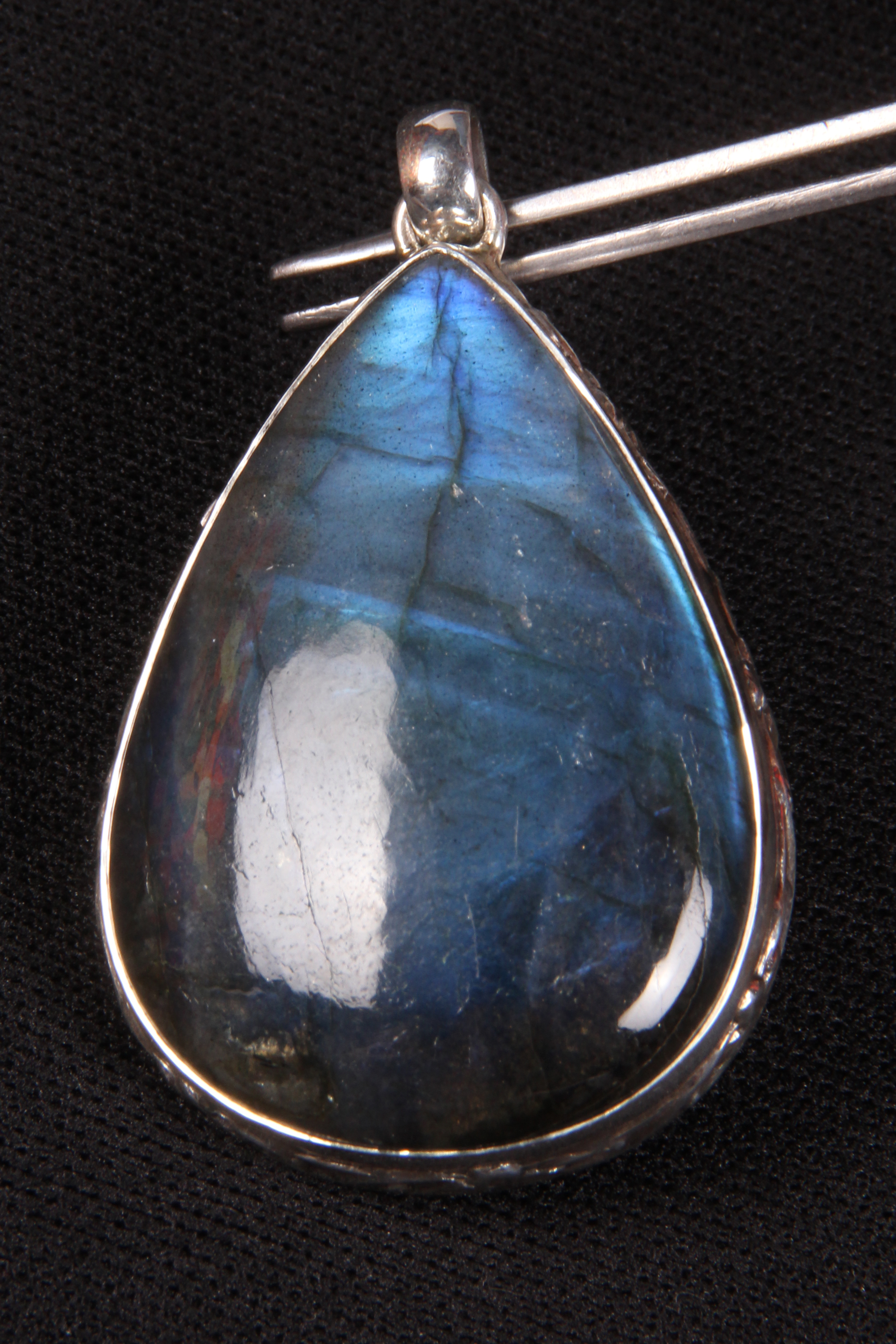 Labradorite Silver Pendant