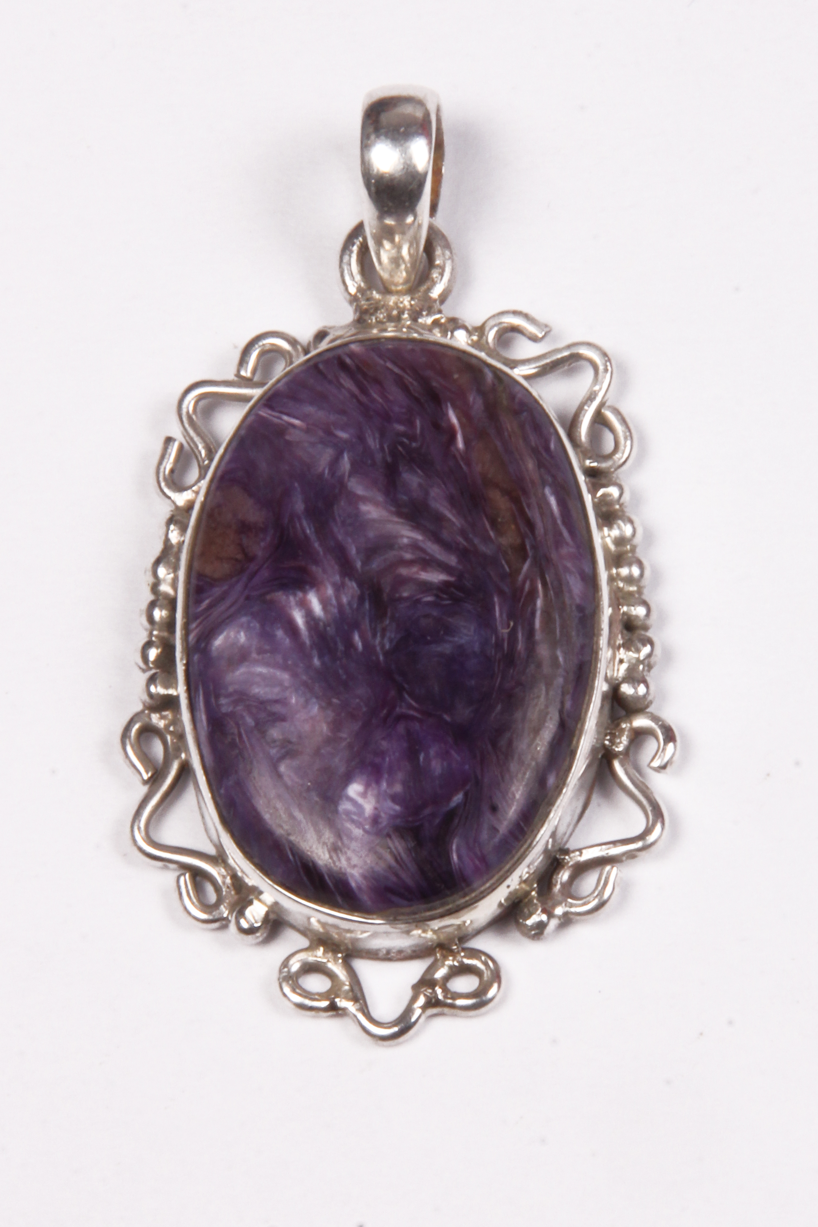 Charoite Stone Pendant