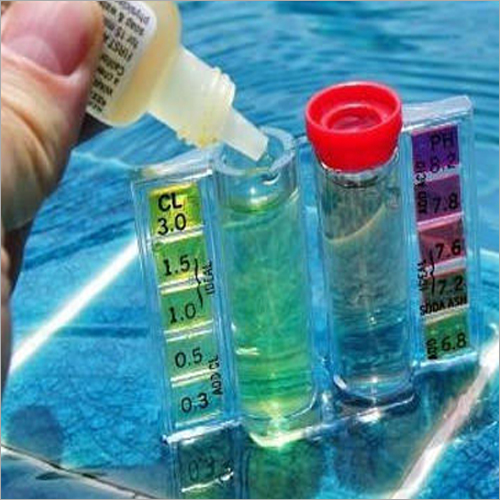 Swimming Pool Test Kit - ABS Material, Liquid Size, Blue and White Color | Free Chlorine Measurement, pH Level Testing, User Friendly Design