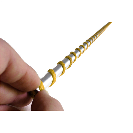 पीला नायलॉन तार के साथ सर्पिल स्याही रोलर