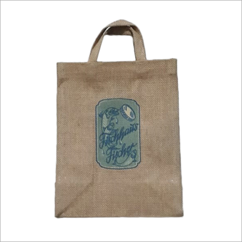 Handmade Embroidered Jute Bag