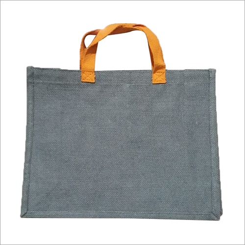 Two Tone Plain Jute Bag
