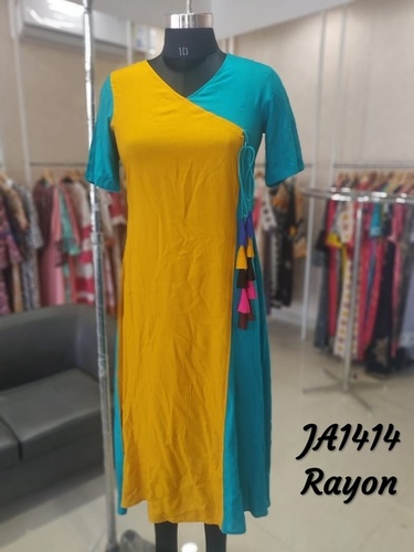 A-line Rayon Kurti