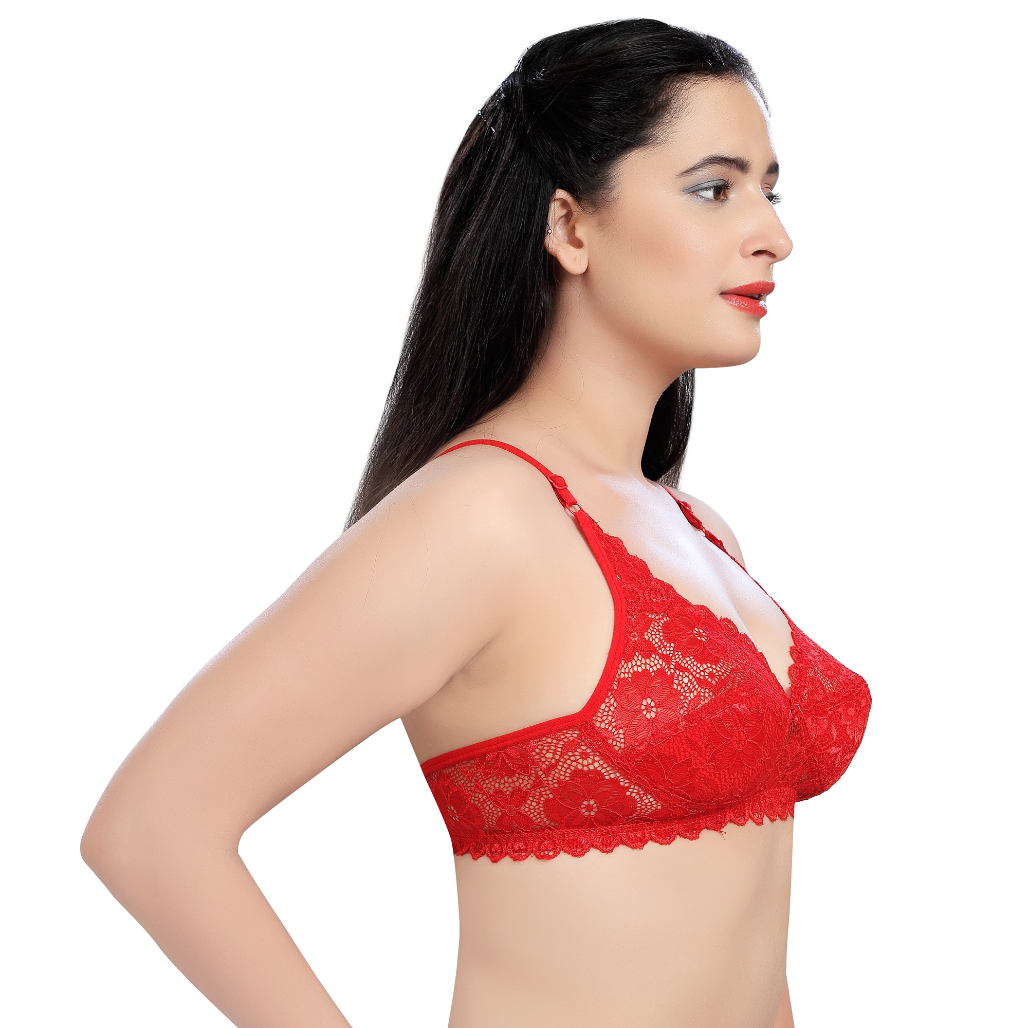 Everyday Bras - Silk Fabric, Size 30-40 Inch | Soft Lace Design, Front Closure, Easy To Wash, Available In 5 Elegant Colors For Bridal Wear