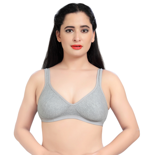 Padded Bra - PC Hosiery Material, Size 30-40 Inch | Full Cover Cup, Front Closure Design, Easy to Wash, Available in 6 Colors
