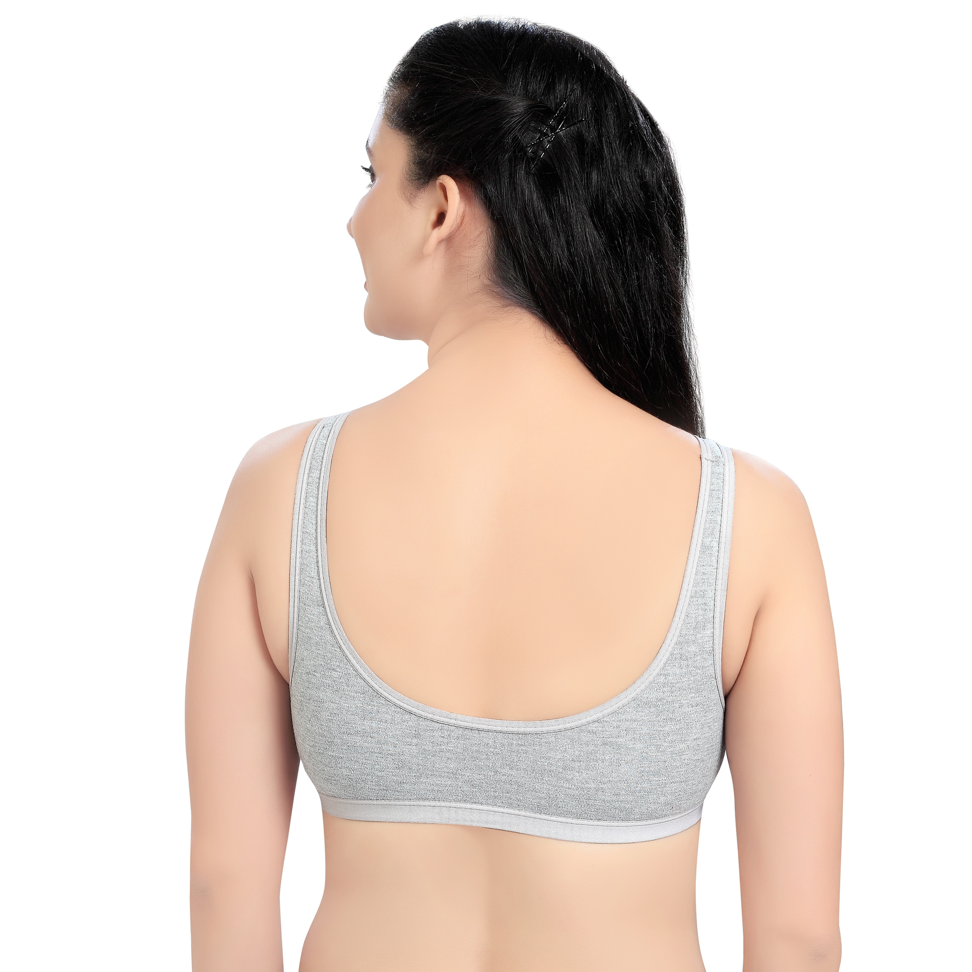 Padded Bra - Pc Hosiery Material, Size 30-40 Inch | Full Cover Cup, Front Closure Design, Easy To Wash, Available In 6 Colors