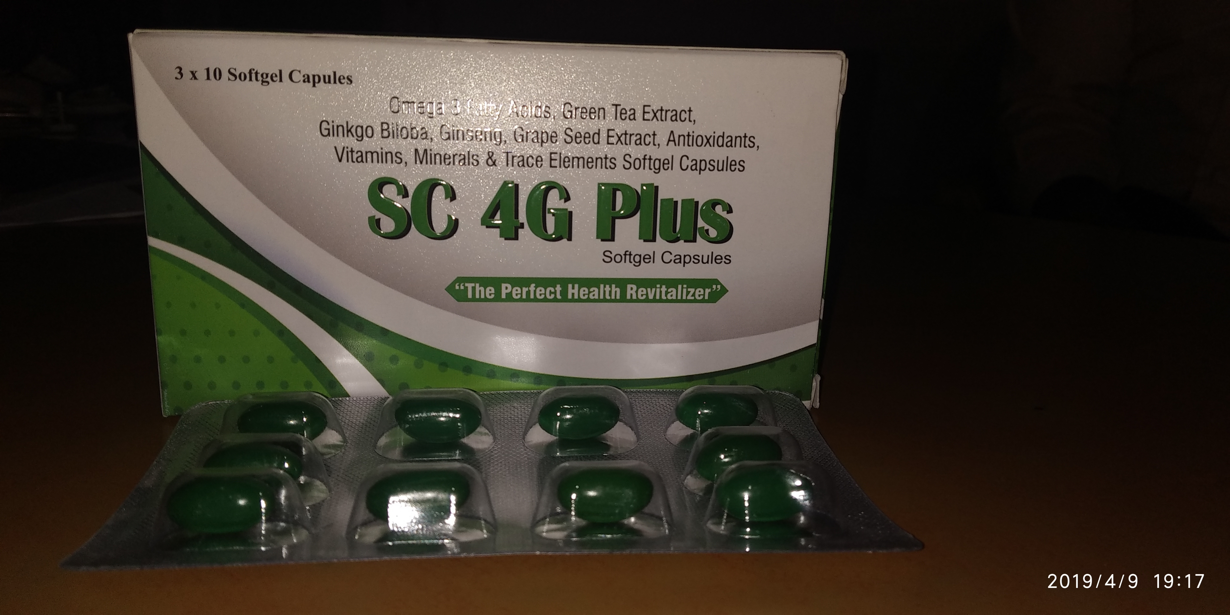 Omega 3 Fatty Acids Softgel Capsules - Nutrient-rich Formula With Green Tea Extract Ginkgo Biloba Antioxidants Vitamins Minerals & Trace Elements Promotes Healthy Growth And Energy