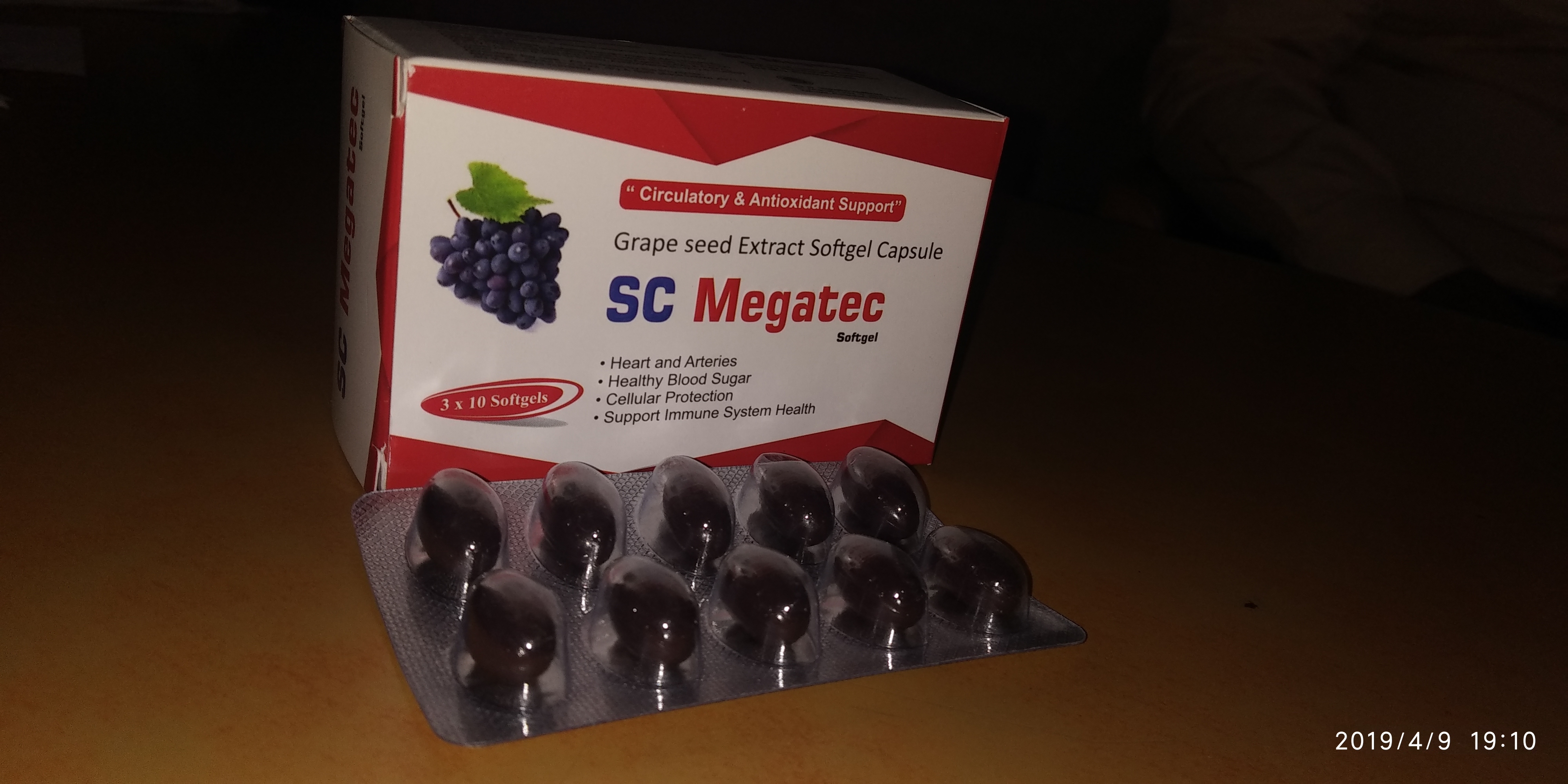 Grape Seed Extract Softgel Capsule