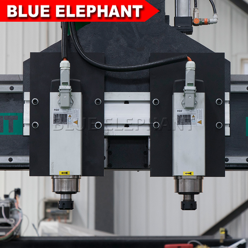 Cnc Engraving Router - 1.6m X 1.2m Heavy-duty, Dual Spindle Precision | High-speed 850kw Yaskawa Motor, Automatic Vacuum Cleaning System, High Z Axis Capability, Suitable For Wood Furniture And Artwork