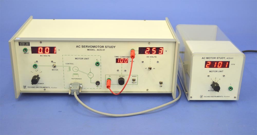 Control Lab Trainer Ac Servo Motor Study, Acs-01