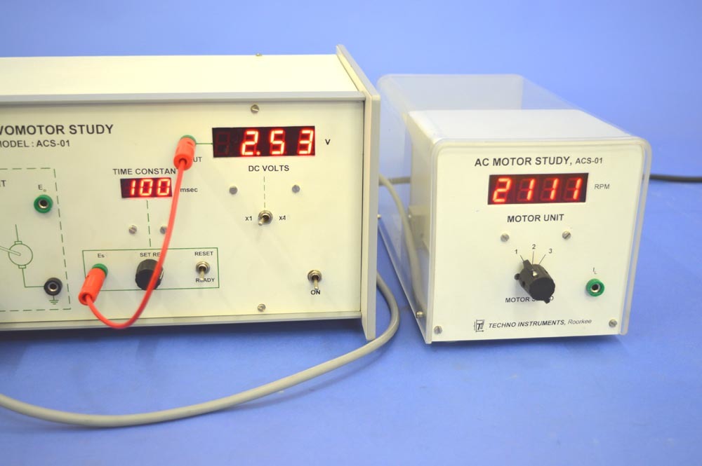 Control Lab Trainer Ac Servo Motor Study, Acs-01