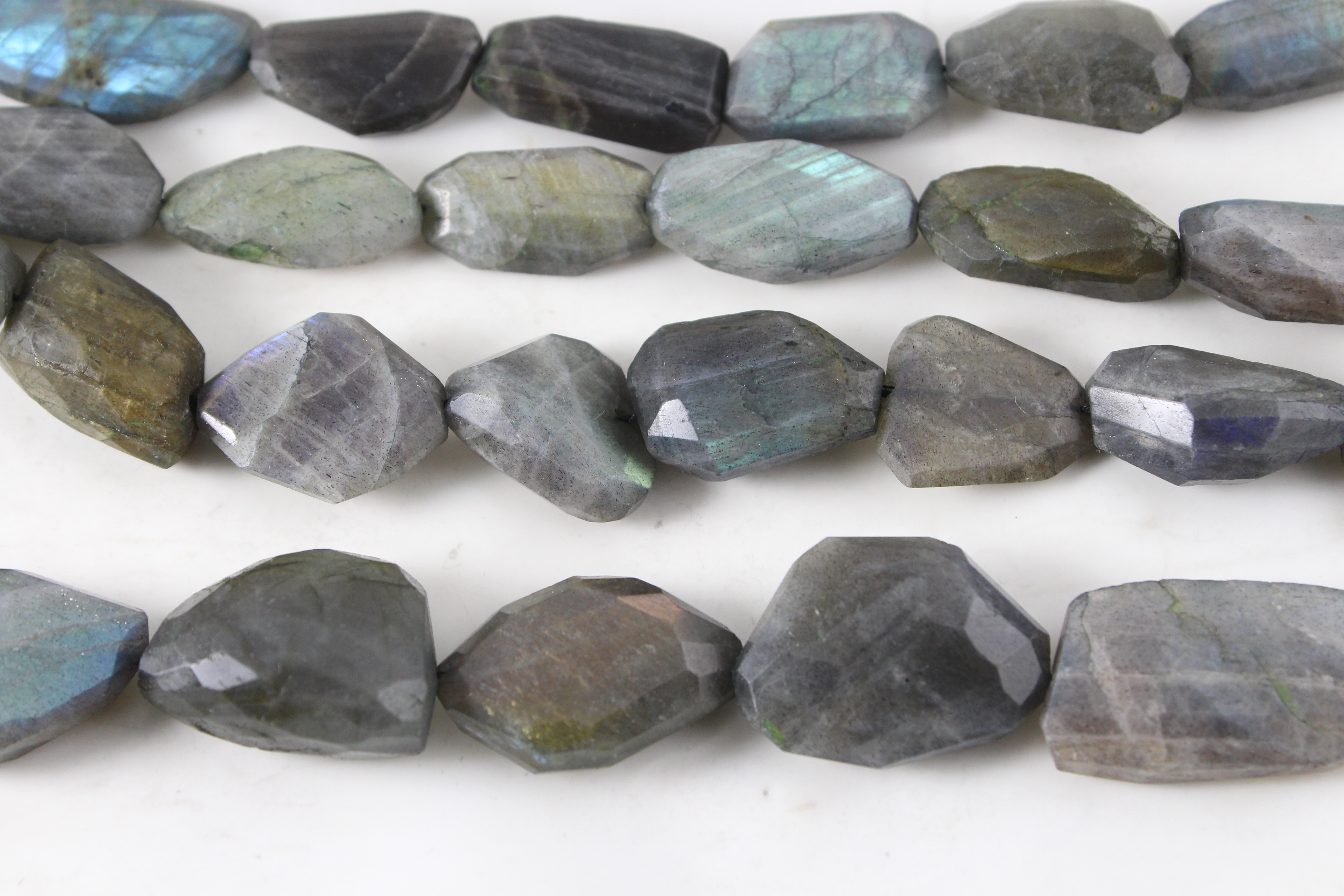 Labradorite Nuggets Beads