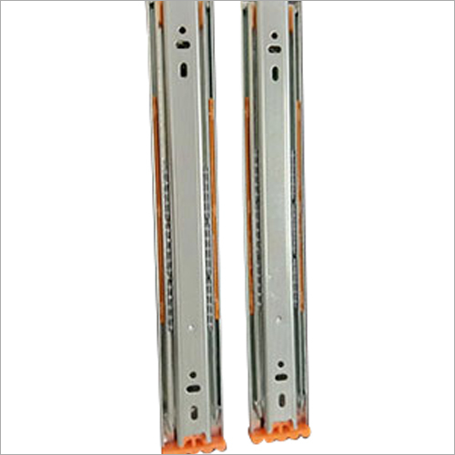 Drawer Channel - Steel, 450mm x 25mm x 15mm | Powder Coated, 50kg Load Capacity, Silver Finish