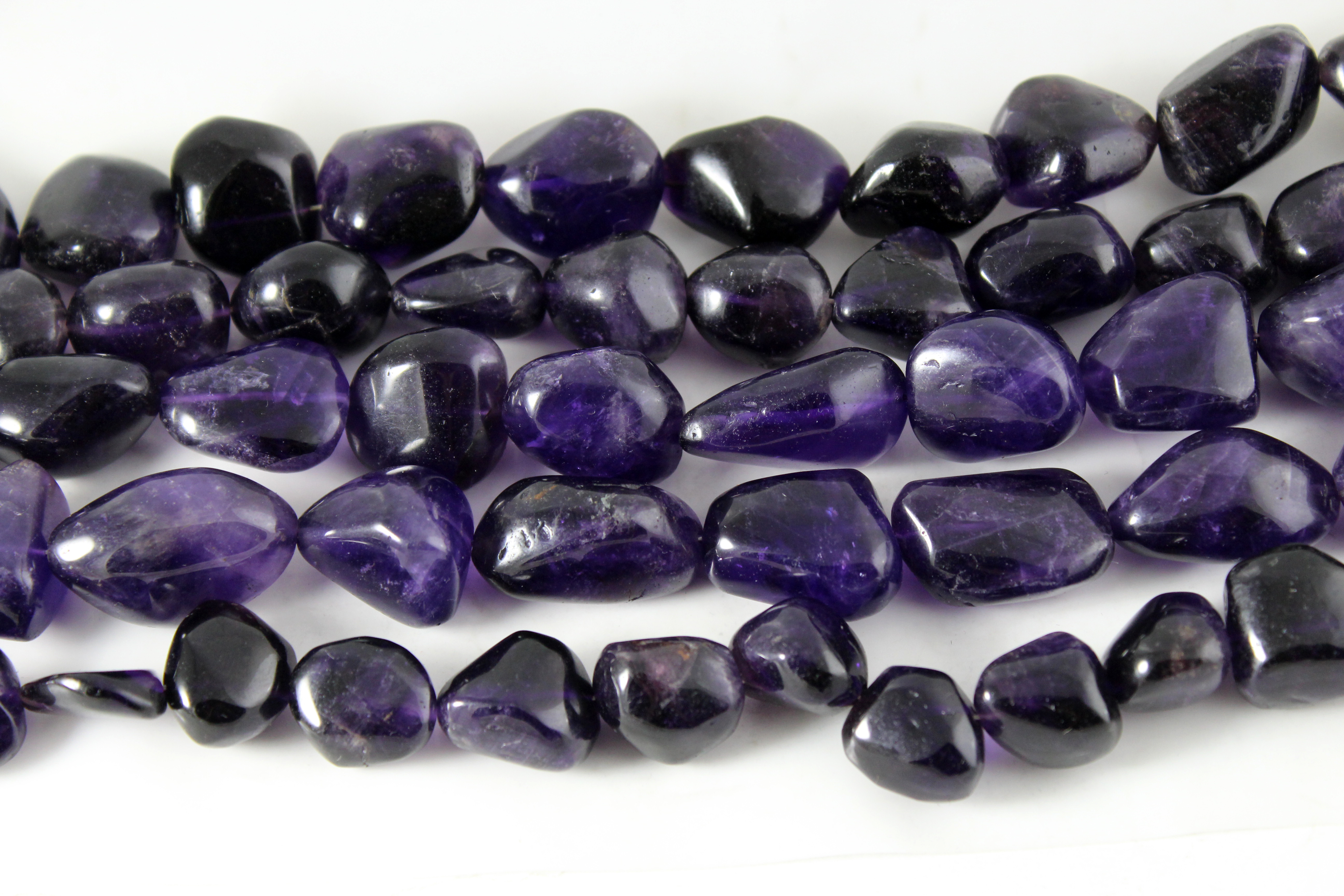 Amethyst Smooth Nugget Beads