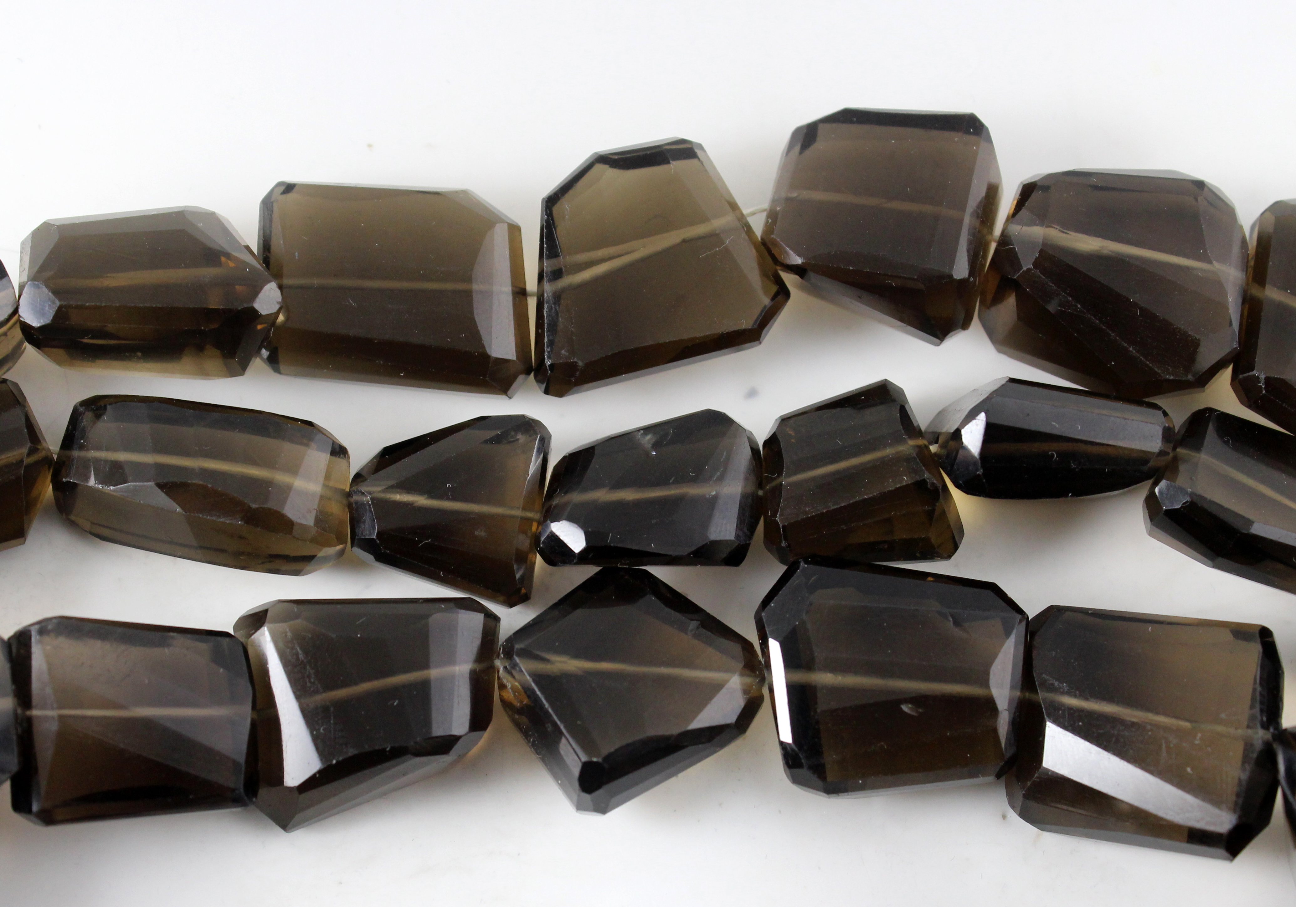 Smoky Quartz Nugget Beads