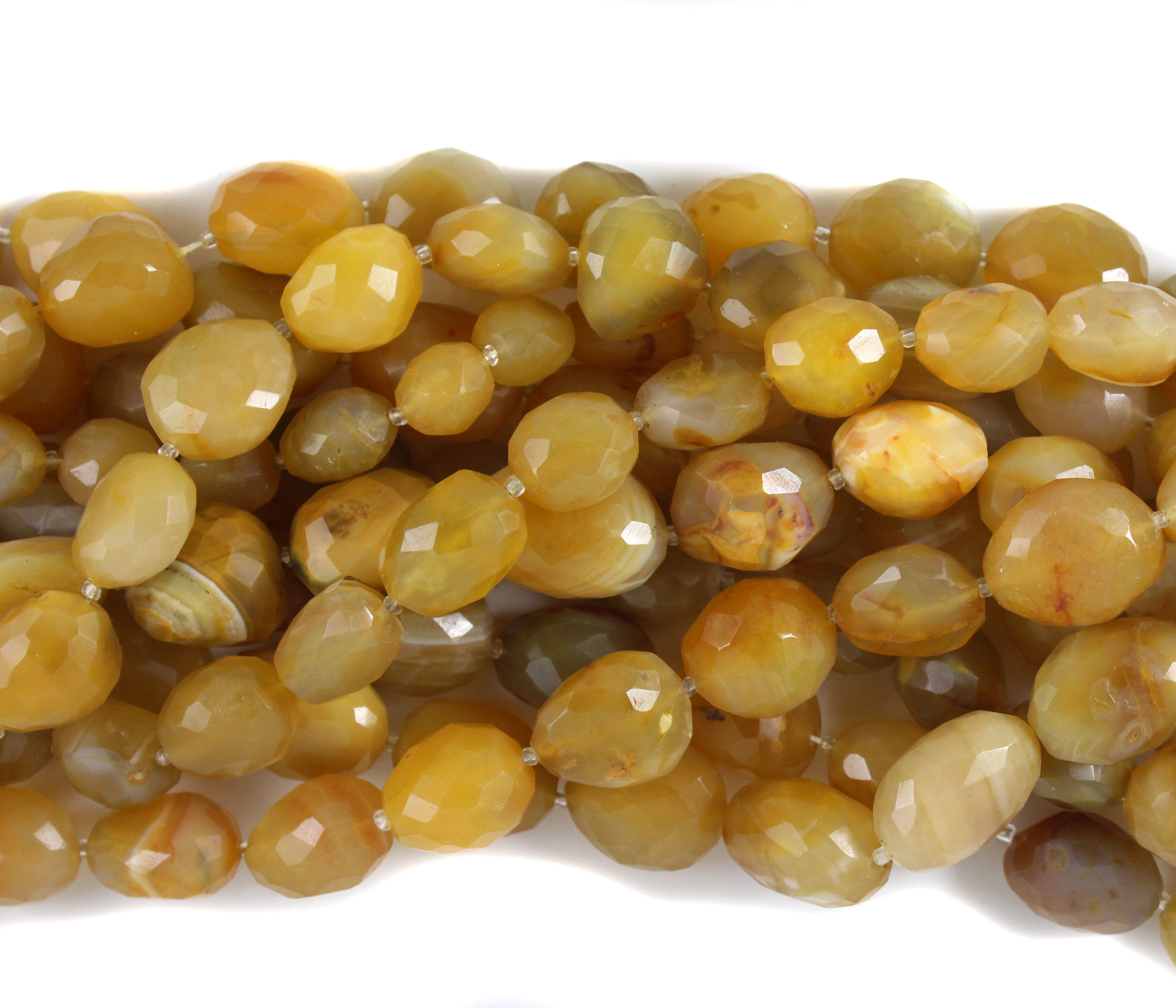 Camel Agate Nugget Beads