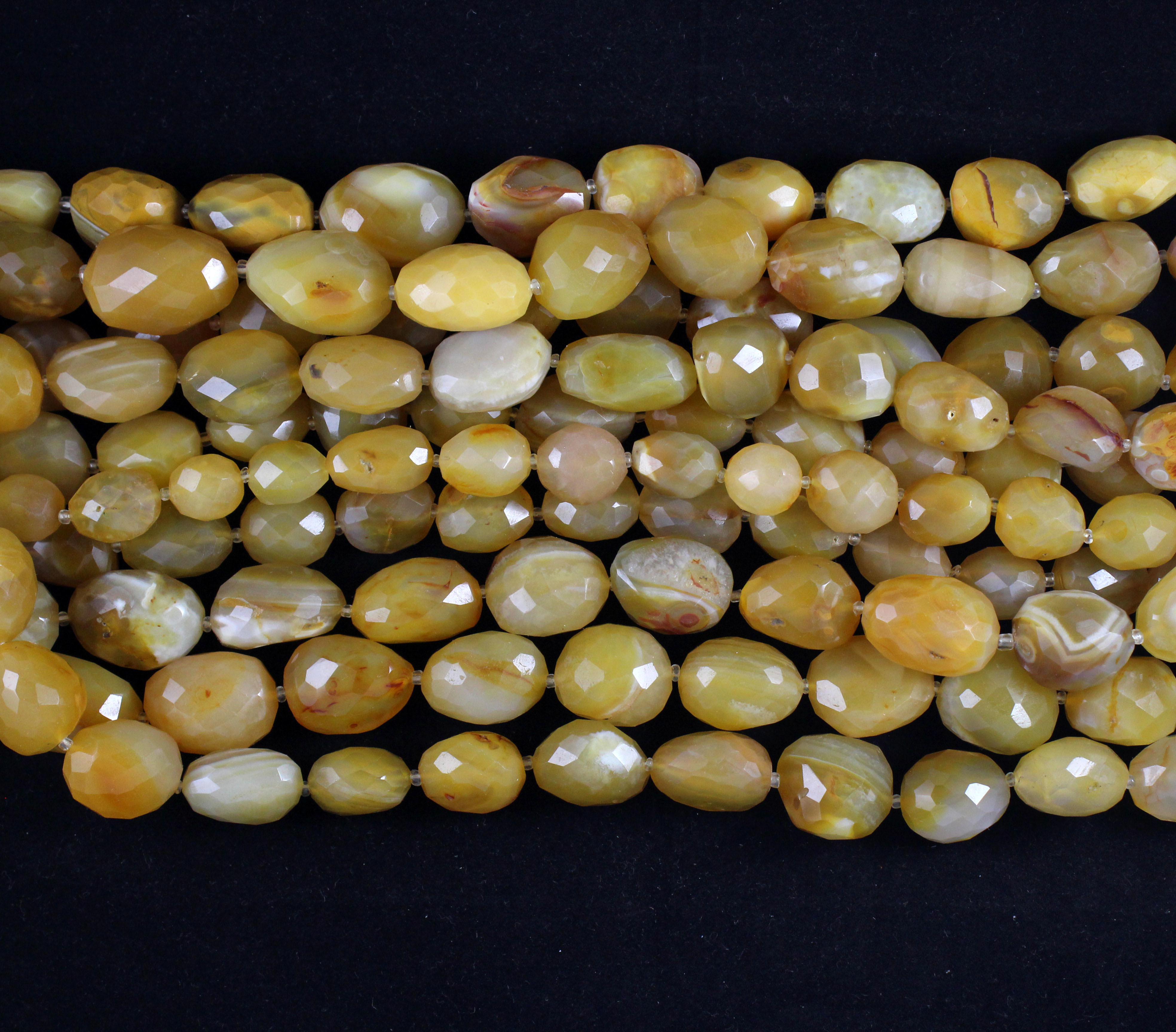 Camel Agate Nugget Beads