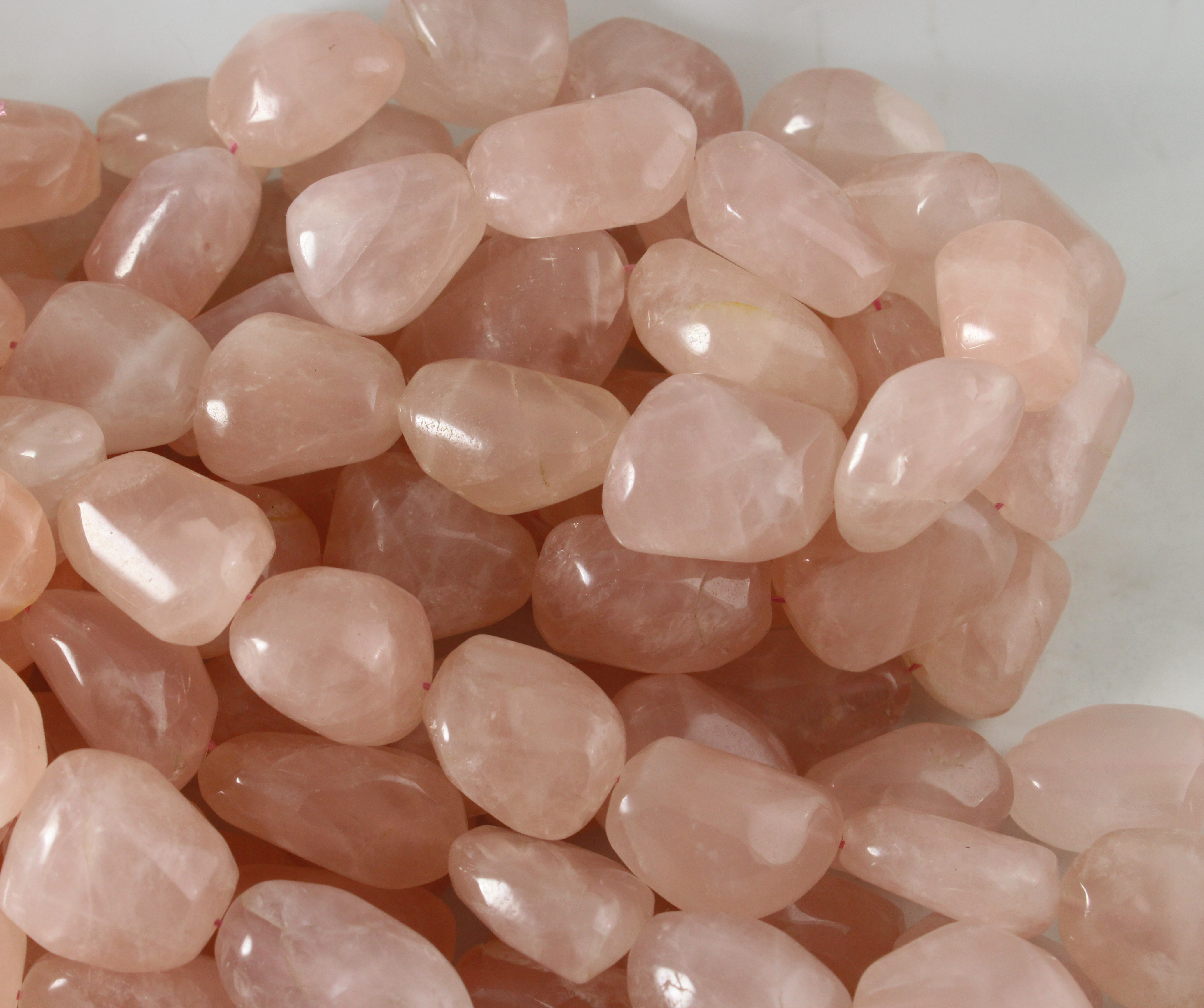 Rose Quartz Tumble Beads