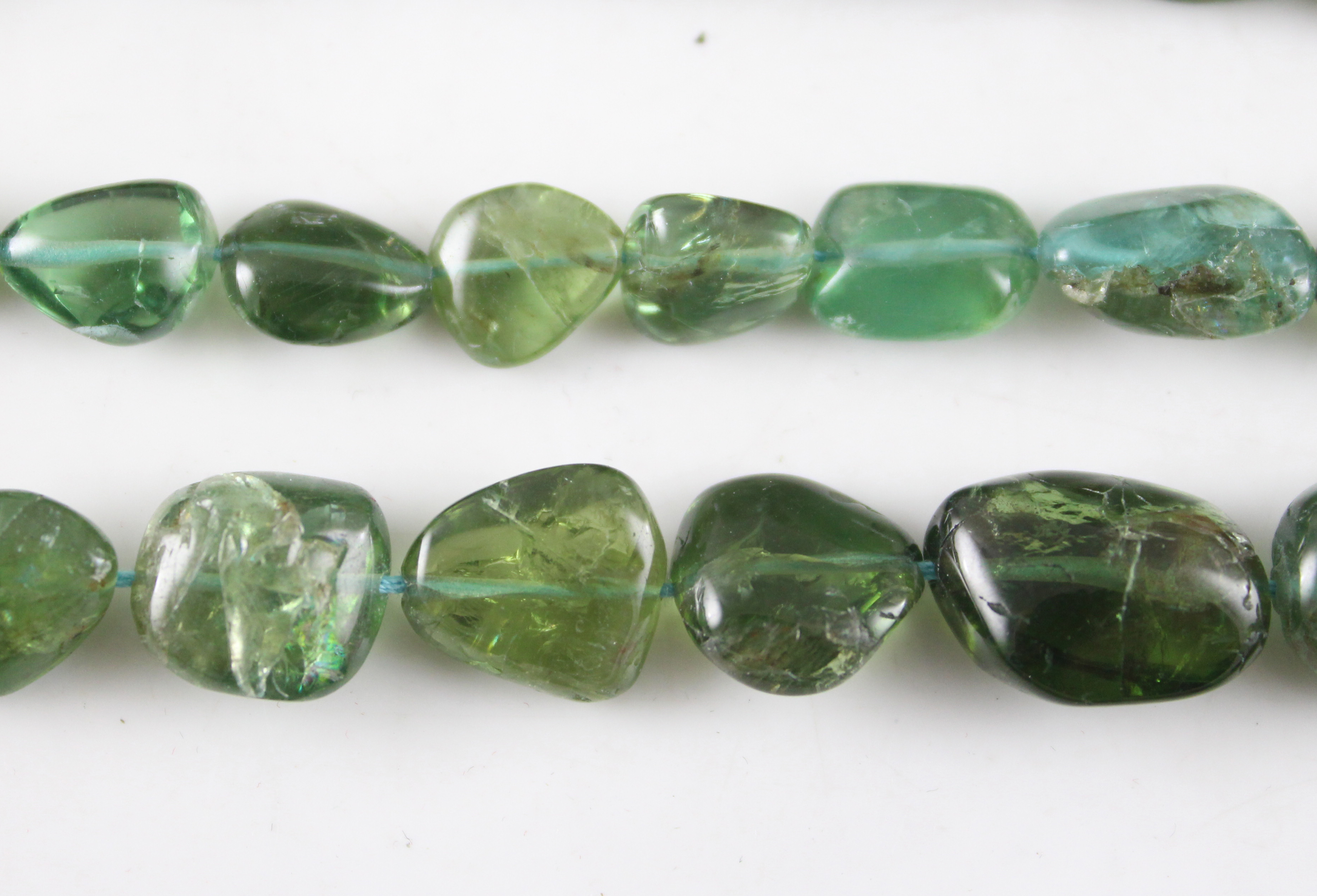Apatite Nugget Beads