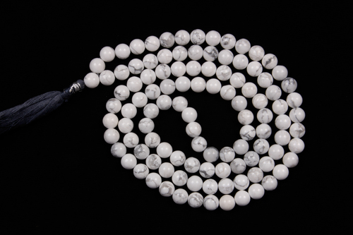 Howlite प्रार्थना मोती