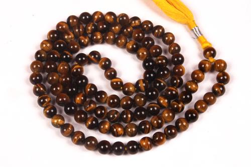 टाइगर आई प्रेयर बीड्स