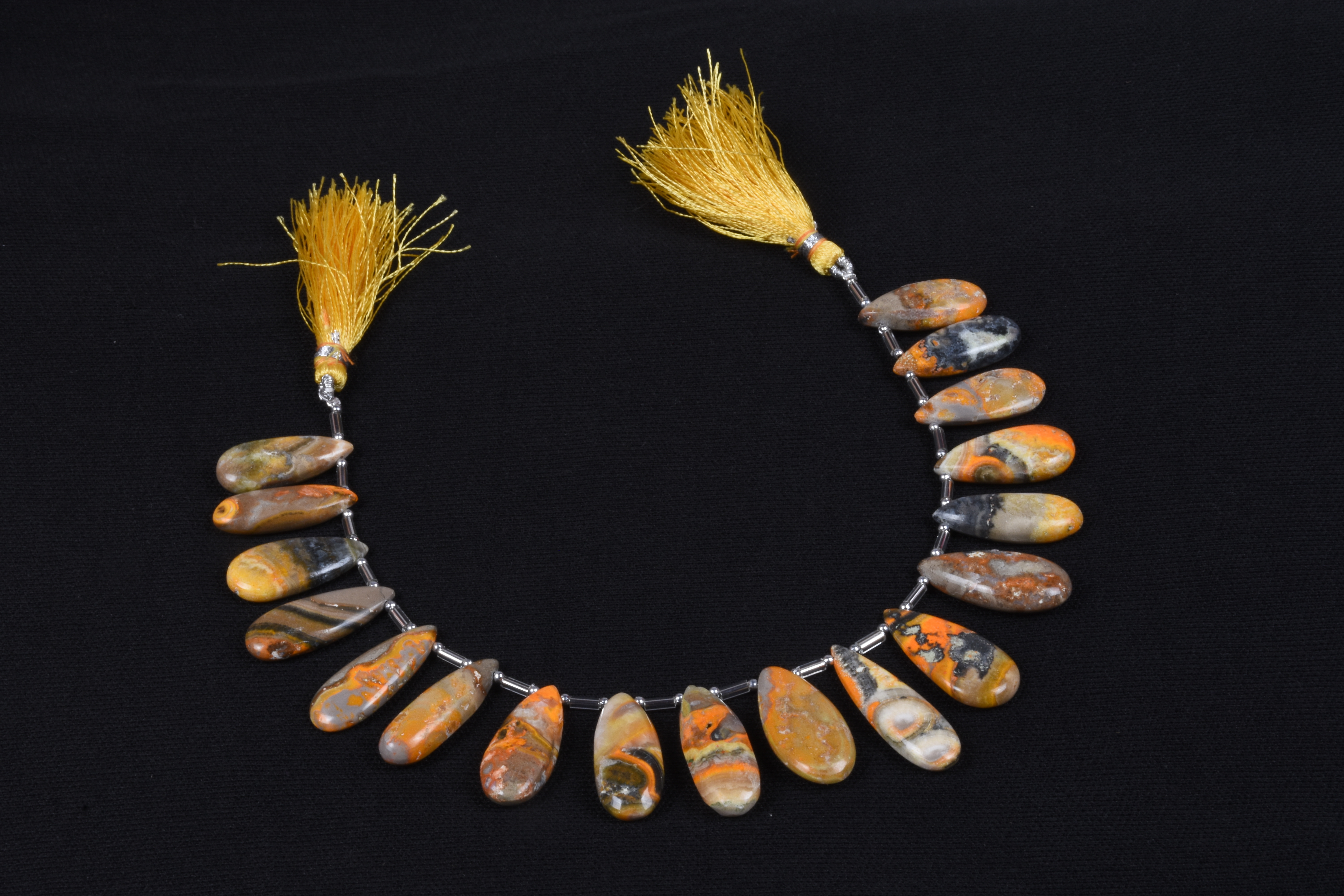 Bumble Jasper Plain Beads