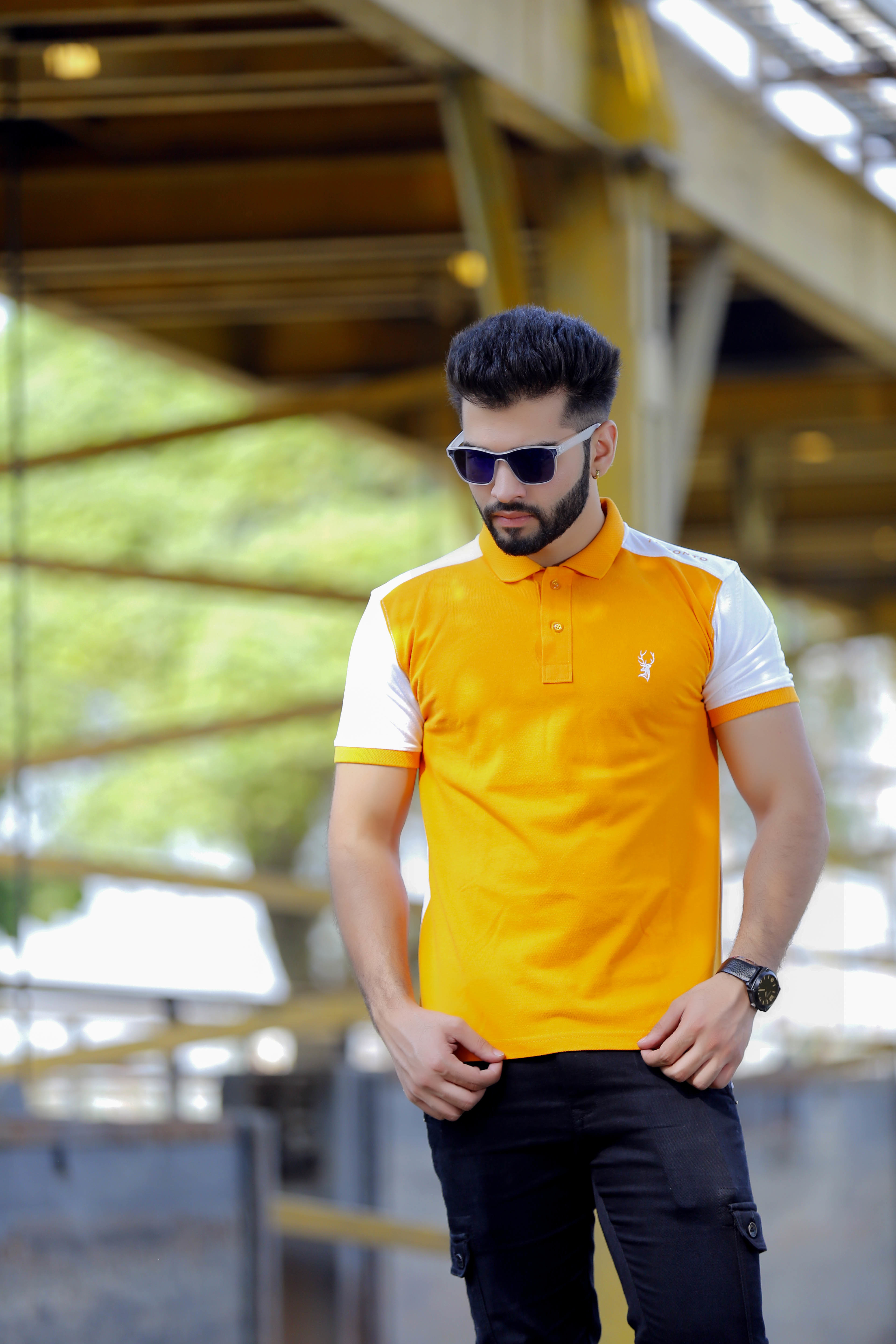 Mens Designer T-shirt 80% Cotton 20% Polyester, Short Sleeves