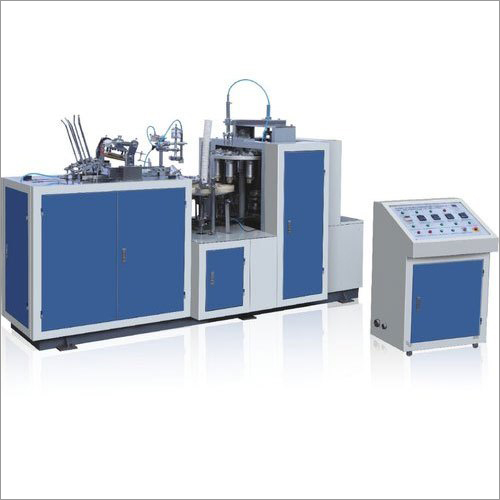 Disposable Paper Cup Making Machine - Stainless Steel, 1500 x 1000 x 1800 mm | High Production Capacity of 100-120 Cups/Min, Exceptional Durability and Minimal Maintenance