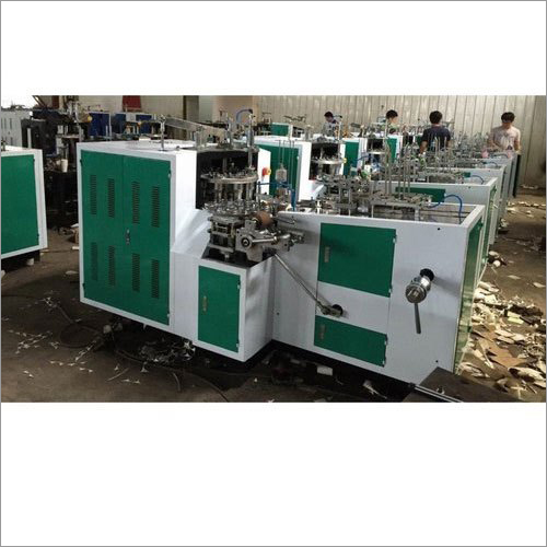 Semi Automatic Paper Cup Making Machine - Stainless Steel, 1.5m x 1m x 1.8m , 3.5 kW Power, 10000 Cups/Hour Capacity, Weighs 500kg