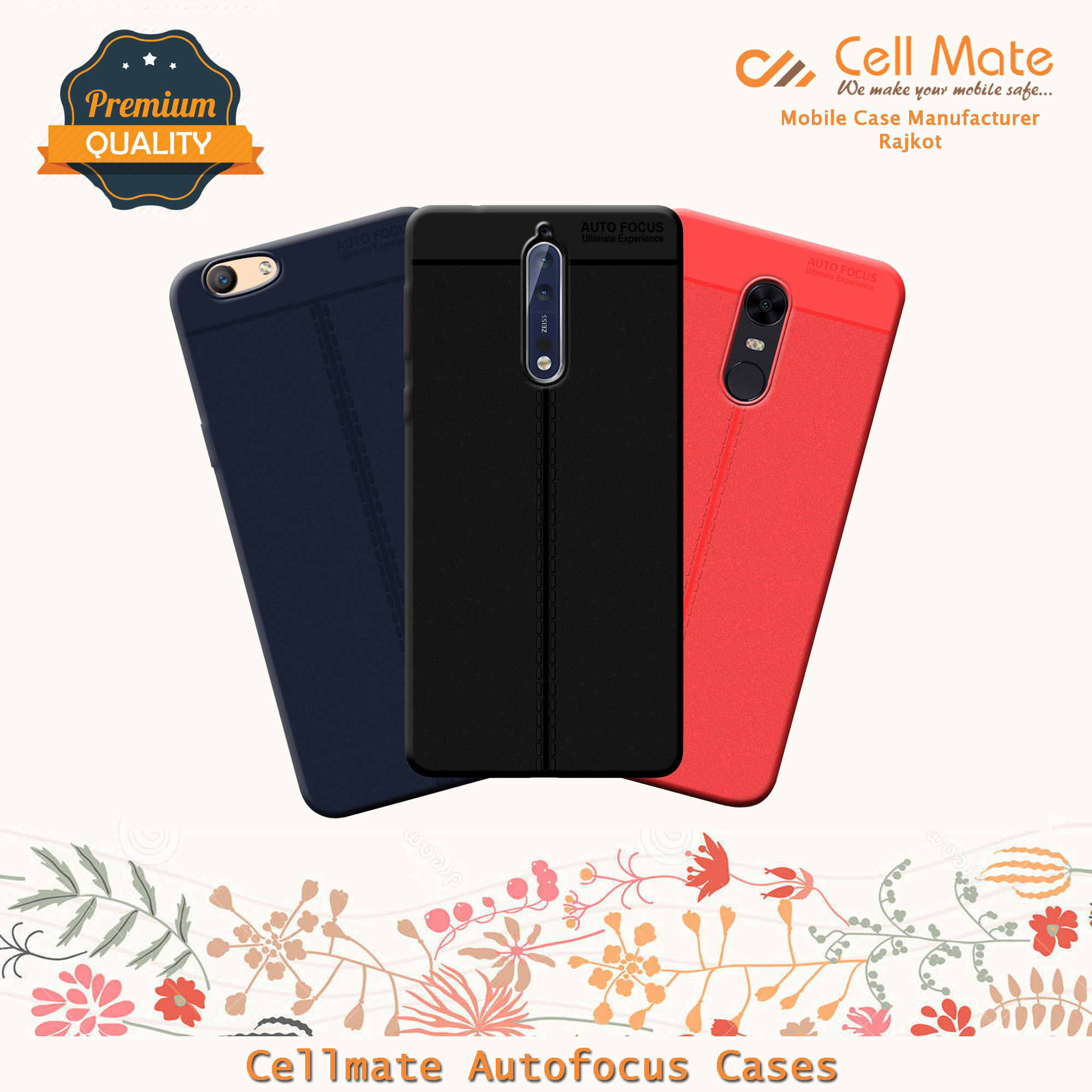 Autofocus Mobile Back Case Body Material: Pu