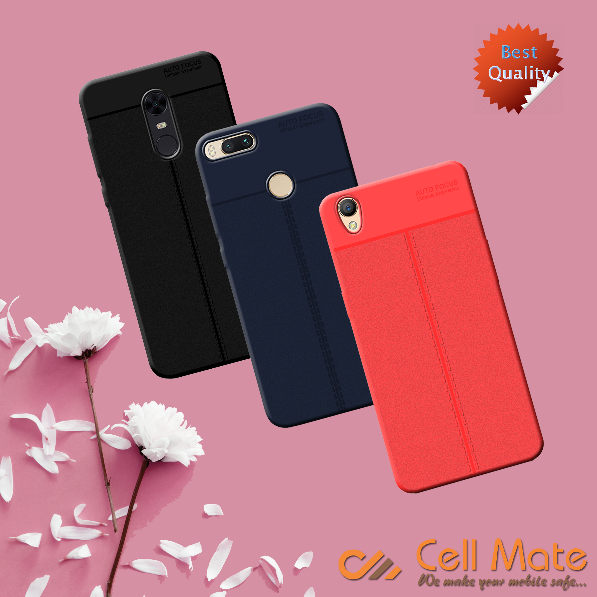 Autofocus Mobile Back Case Body Material: Pu