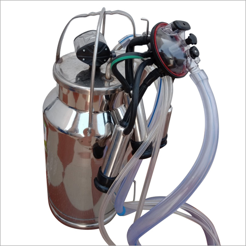 Silver Automatic Milking Machine