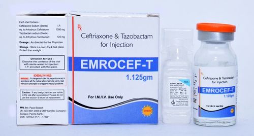 Ceftriaxone Tazobactam Injection Powder