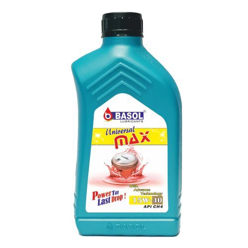 Universal Max 15w40 - 15w40 Lubricant Oil , Yellow Alkaline Formula In Bucket For Automobile Engine Friction And Heat Reduction