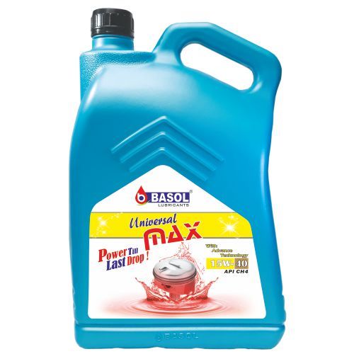 Universal Max 15w40 - 15w40 Lubricant Oil , Yellow Alkaline Formula In Bucket For Automobile Engine Friction And Heat Reduction
