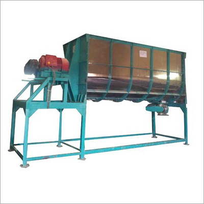 Ribbon Blender - 750W Stainless Steel, Green Color, Automatic Operation