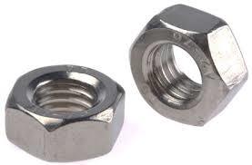 Stainless Steel Hex Nut - Ss 202, Ss 304, Ss 316, Ss 321, Ss 310, Duplex Steel, Ss 904 L, Monel, Inconel, Hastelloy C 276 | Rust-proof, Smooth Finish, Quality-tested