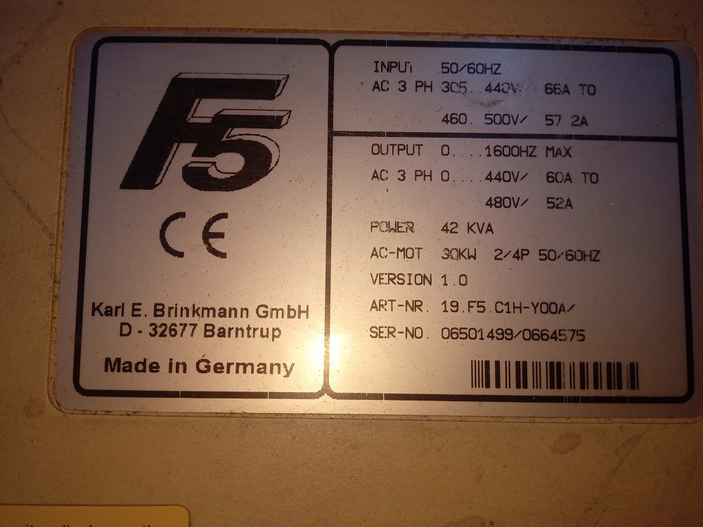 Keb Servo Drive 19.f5.c1h-y00a
