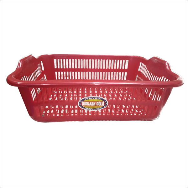 Red Kitchen Plastic Basket