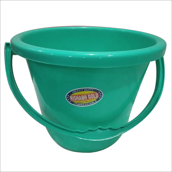 Heavy Plastic Bucket - Polypropylene, Various Sizes, Rigid Red | Durable Material With Excellent Versatility For Multiple Applications